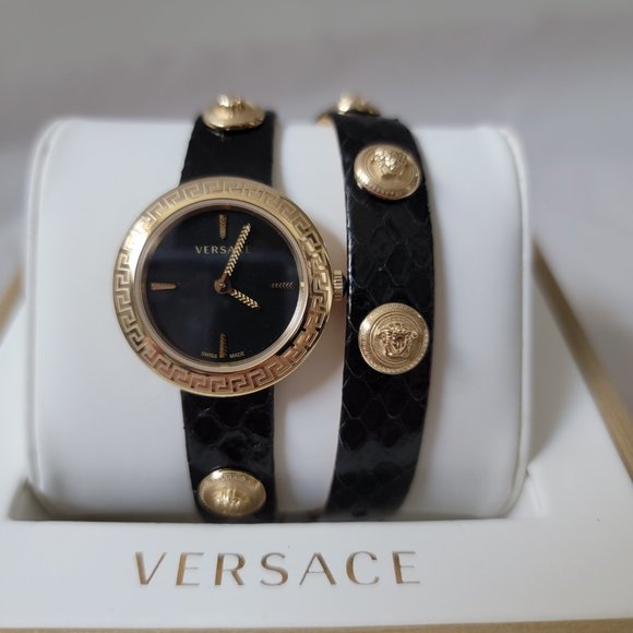 Versace Medusa Stud Icon Wrap Watch - Picture 2 of 13